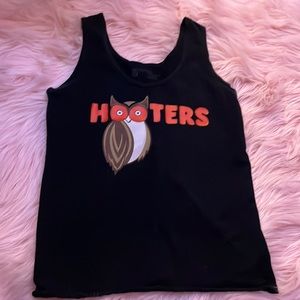 Black Hooters tank top